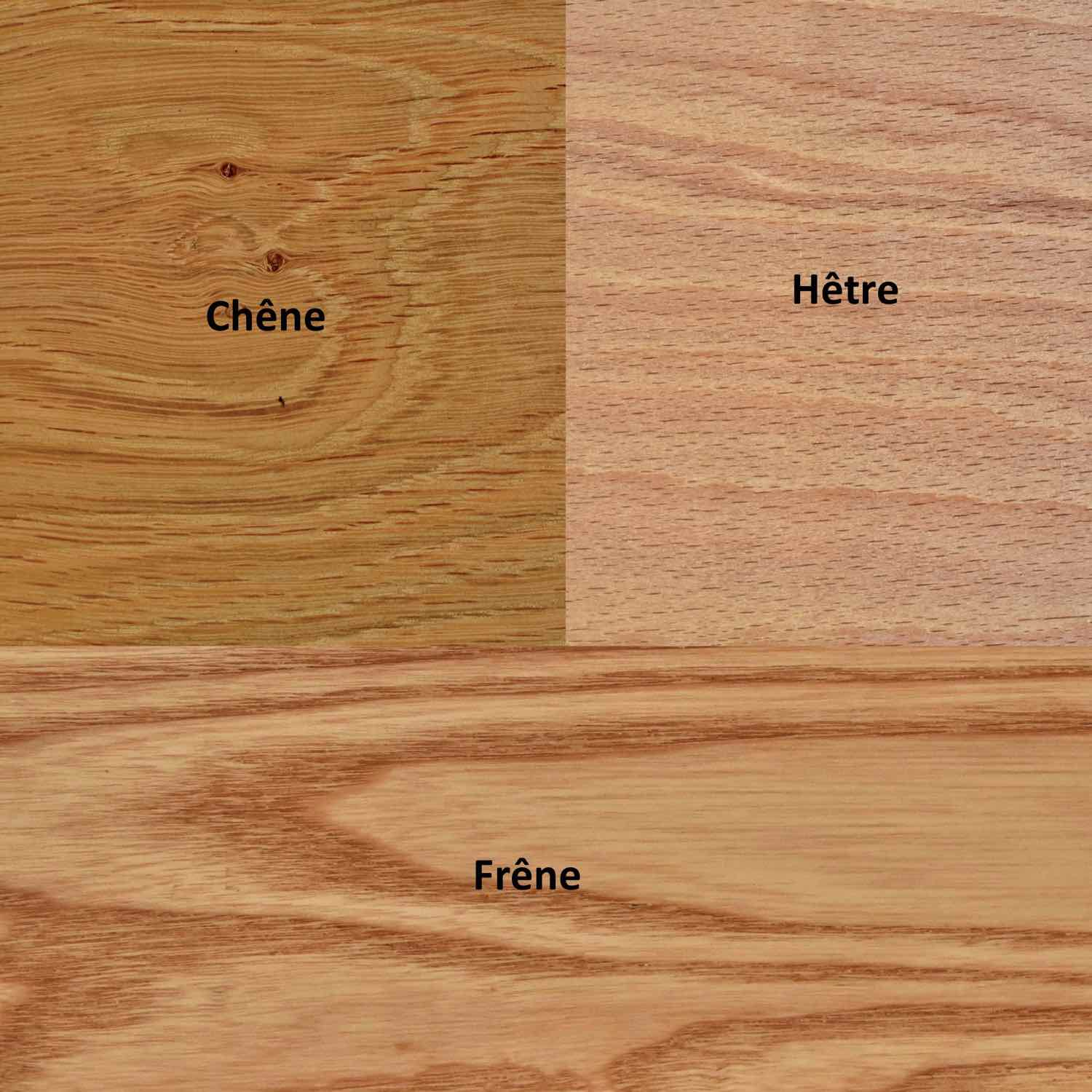 Escalier en chêne, frêne et hêtre